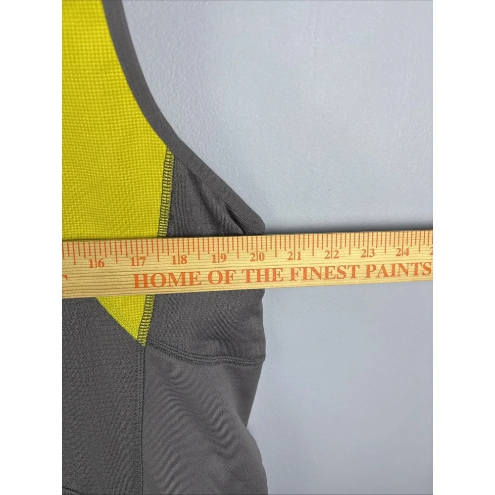 LL Bean Vest Jacket Mens L Yellow Gray Wind Pro Polartec Full Zip Outdoor NWT - Picture 9 of 9